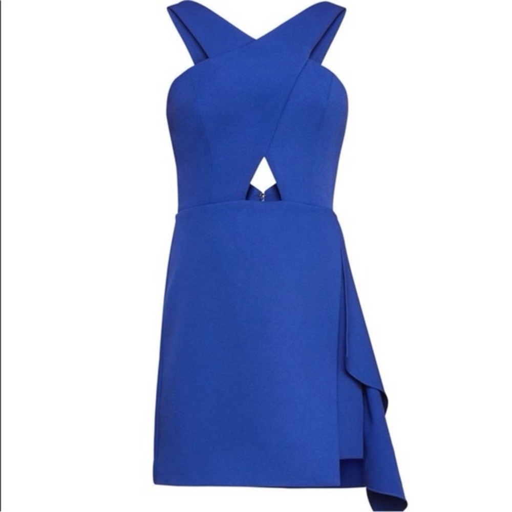 BCBG Royal Blue Asymmetrical Dress
